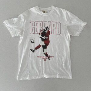 Gerrard custom retro soccer T-shirt